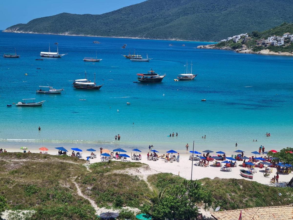 Cobertura Pe Na Areia Com Piscina Privativa E Vista Mar Na Praia Dos Anjos, Arraial Do Cabo, Para Ate 8 Pessoas 외부 사진