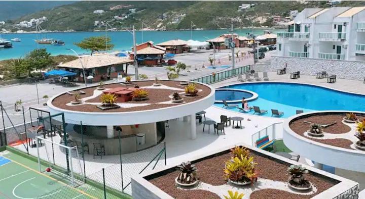 Cobertura Pe Na Areia Com Piscina Privativa E Vista Mar Na Praia Dos Anjos, Arraial Do Cabo, Para Ate 8 Pessoas 외부 사진